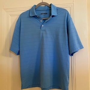 2 collared short sleeve polo shirts